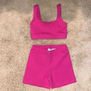 Saski gym set, bra and shorts
